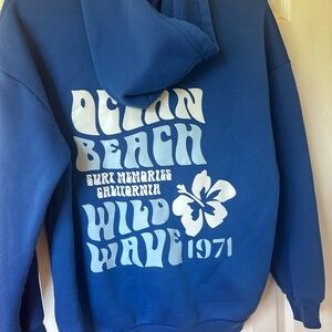 Blue Ocean Beach Hoodie
